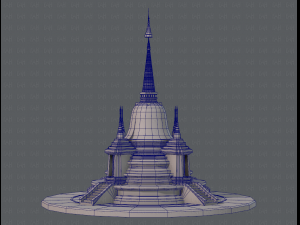 pagoda v02 3D मॉडल