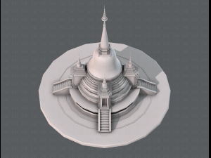 pagoda v02 3D मॉडल
