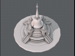 pagoda v02 3D मॉडल