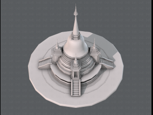 pagoda v02 3D मॉडल