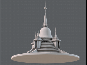 pagoda v02 3D मॉडल