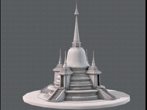 pagoda v02 3D मॉडल