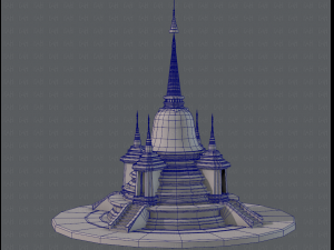 pagoda v02 3D मॉडल