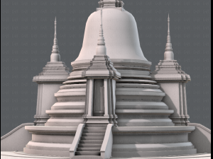 pagoda v02 3D मॉडल