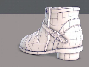 shoes cartoonv17 3D Model