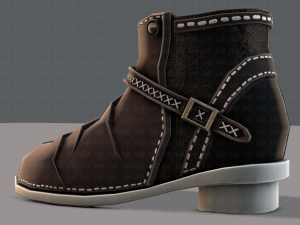 shoes cartoonv17 3D-Modell