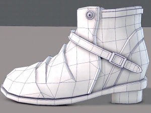 shoes cartoonv17 3D Model