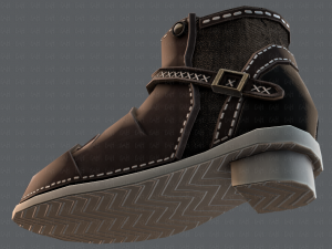 shoes cartoonv17 3D-Modell