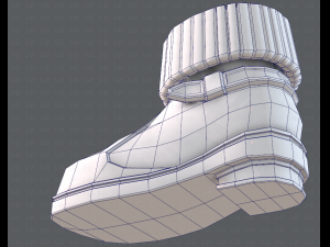 shoes cartoonv18 3D-Modell