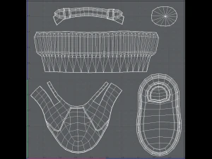 shoes cartoonv18 3D Model