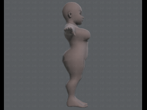 base mesh woman 08 Model 3D