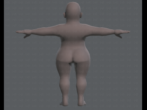 base mesh woman 08 Model 3D
