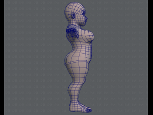 base mesh woman 08 Model 3D