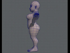 base mesh woman 08 3D Model