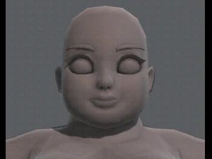 base mesh woman 08 3D Model