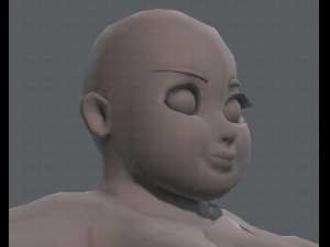 base mesh woman 08 Model 3D