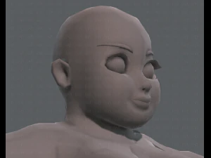 base mesh woman 08 3D Model