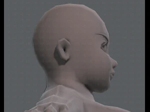 base mesh woman 08 3D Model