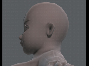 base mesh woman 08 Model 3D