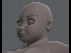 base mesh woman 08 3D Model