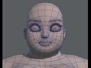 base mesh woman 08 3D Model