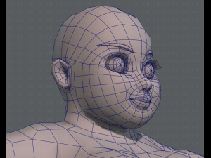 base mesh woman 08 Model 3D