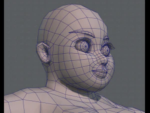 base mesh woman 08 3D Model