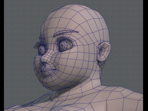 base mesh woman 08 Model 3D