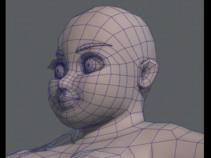 base mesh woman 08 3D Model