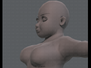 base mesh woman 08 Model 3D
