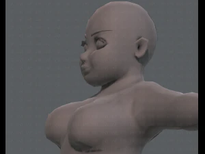 base mesh woman 08 3D Model