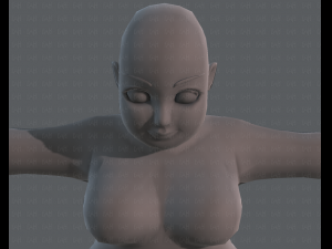 base mesh woman 08 Model 3D