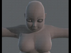 base mesh woman 08 3D Model