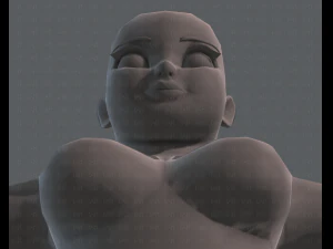 base mesh woman 08 3D Model