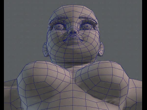 base mesh woman 08 3D Model