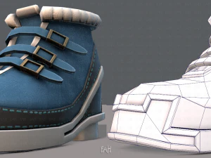 shoes cartoonv20 3D Model