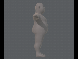 base mesh man character v05 3D मॉडल
