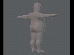 base mesh man character v05 3D मॉडल
