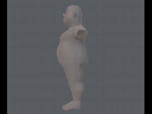 base mesh man character v05 3D मॉडल