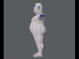 base mesh man character v05 3D मॉडल