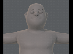 base mesh man character v05 3D मॉडल