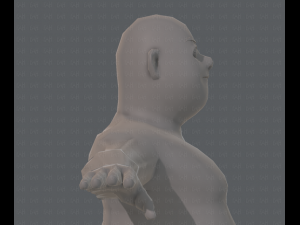 base mesh man character v05 3D मॉडल