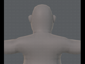 base mesh man character v05 3D मॉडल