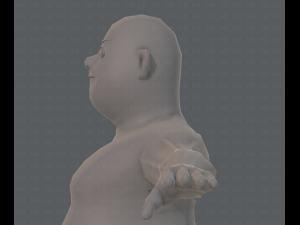 base mesh man character v05 3D मॉडल