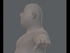 base mesh man character v05 3D Model