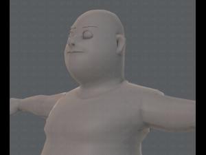 base mesh man character v05 3D मॉडल