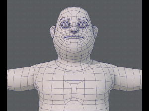 base mesh man character v05 3D मॉडल