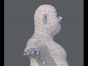 base mesh man character v05 3D मॉडल