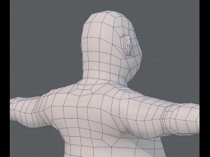 base mesh man character v05 3D मॉडल