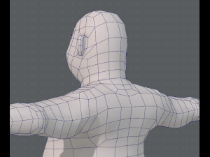 base mesh man character v05 3D मॉडल